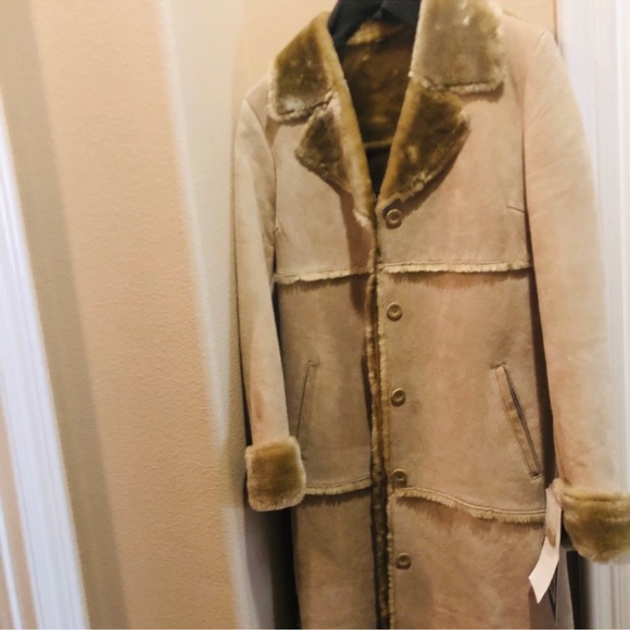 Brandon Thomas Leather faux coat woman’s sz M - Picture 11 of 11